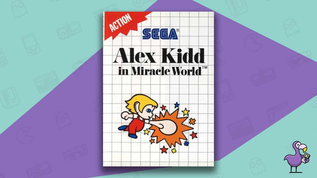 Alex Kidd in Miracle World game case