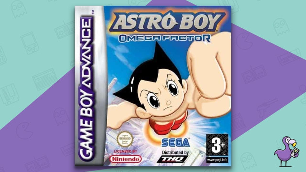 Astro Boy Omega Factor game case cover art