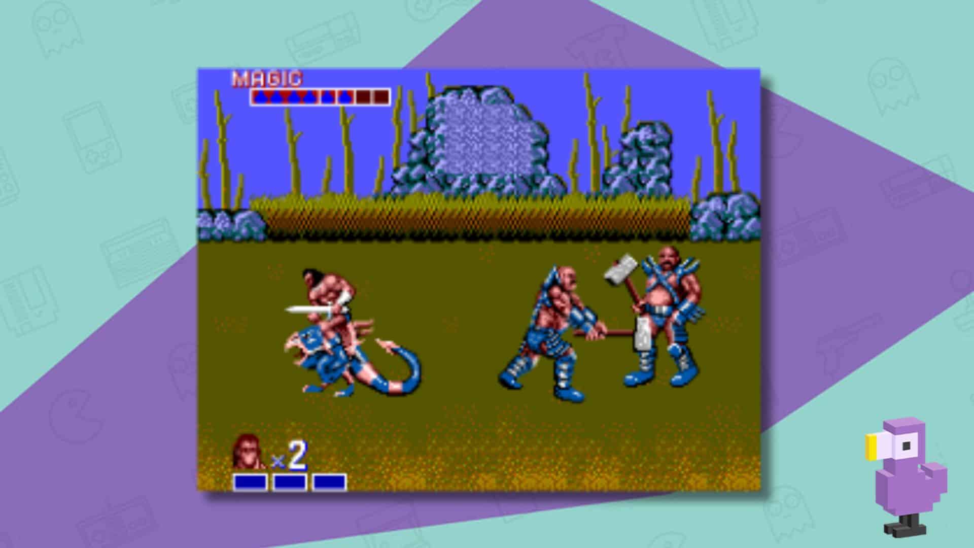 Golden Axe (Master System) gameplay (1990)