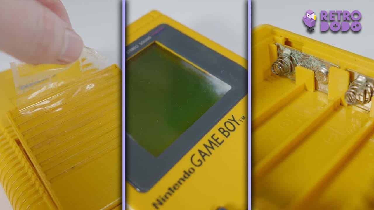Rob's broken Game Boy from 3 angles