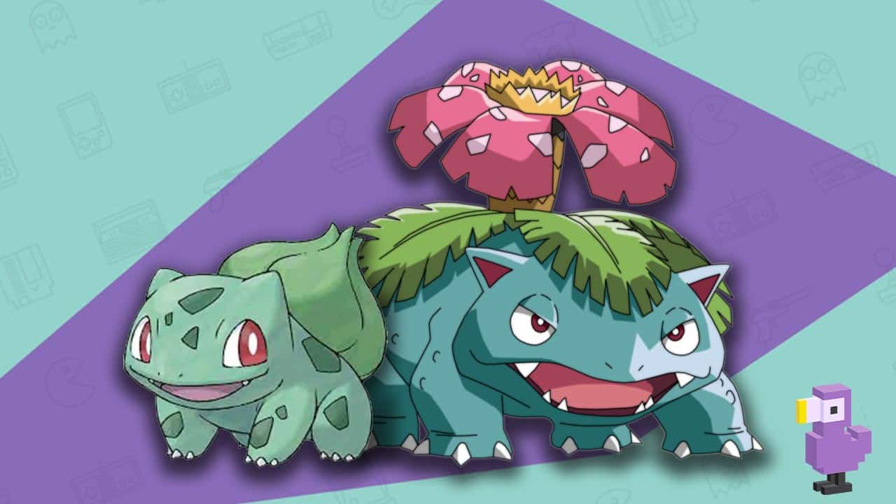 best starter in pokemon firered leafgreen - bulbasaur and venasaur