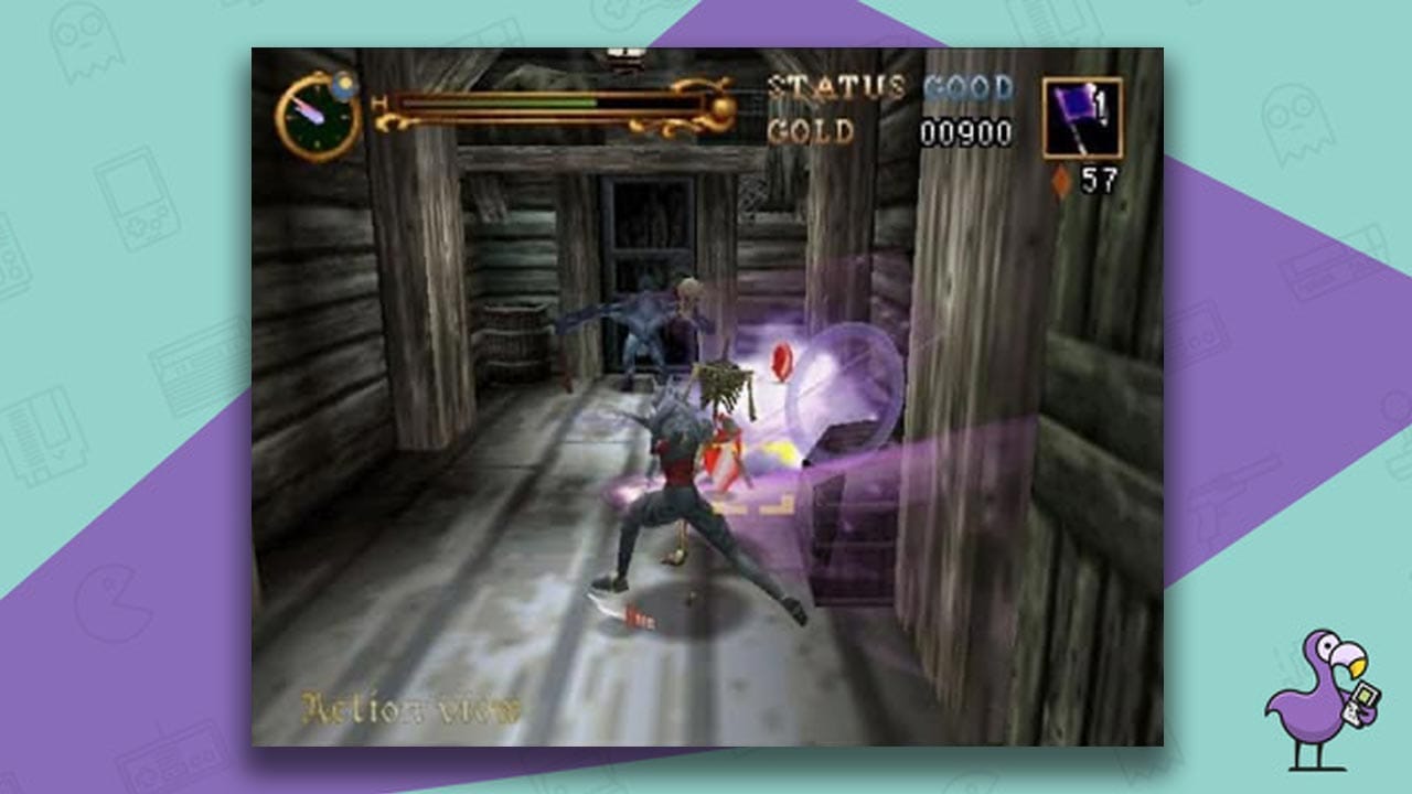 Legacy Of Darkness gameplay castlevania