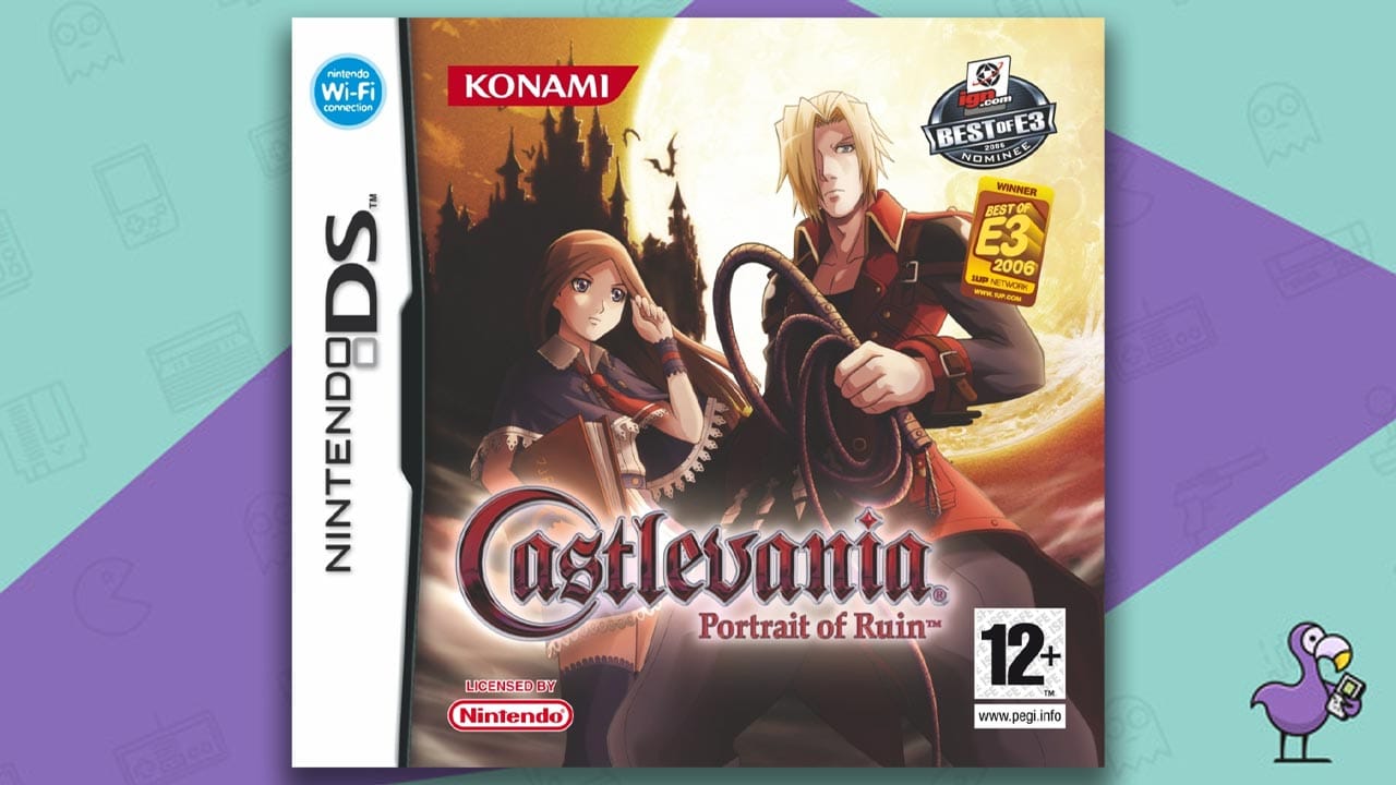 Castlevania Portrait of Ruin game case cover art DS