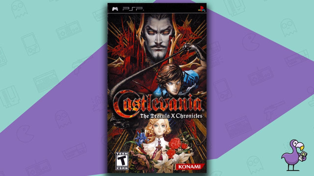 Castlevania The Dracula X Chronicles game case cover art PSP