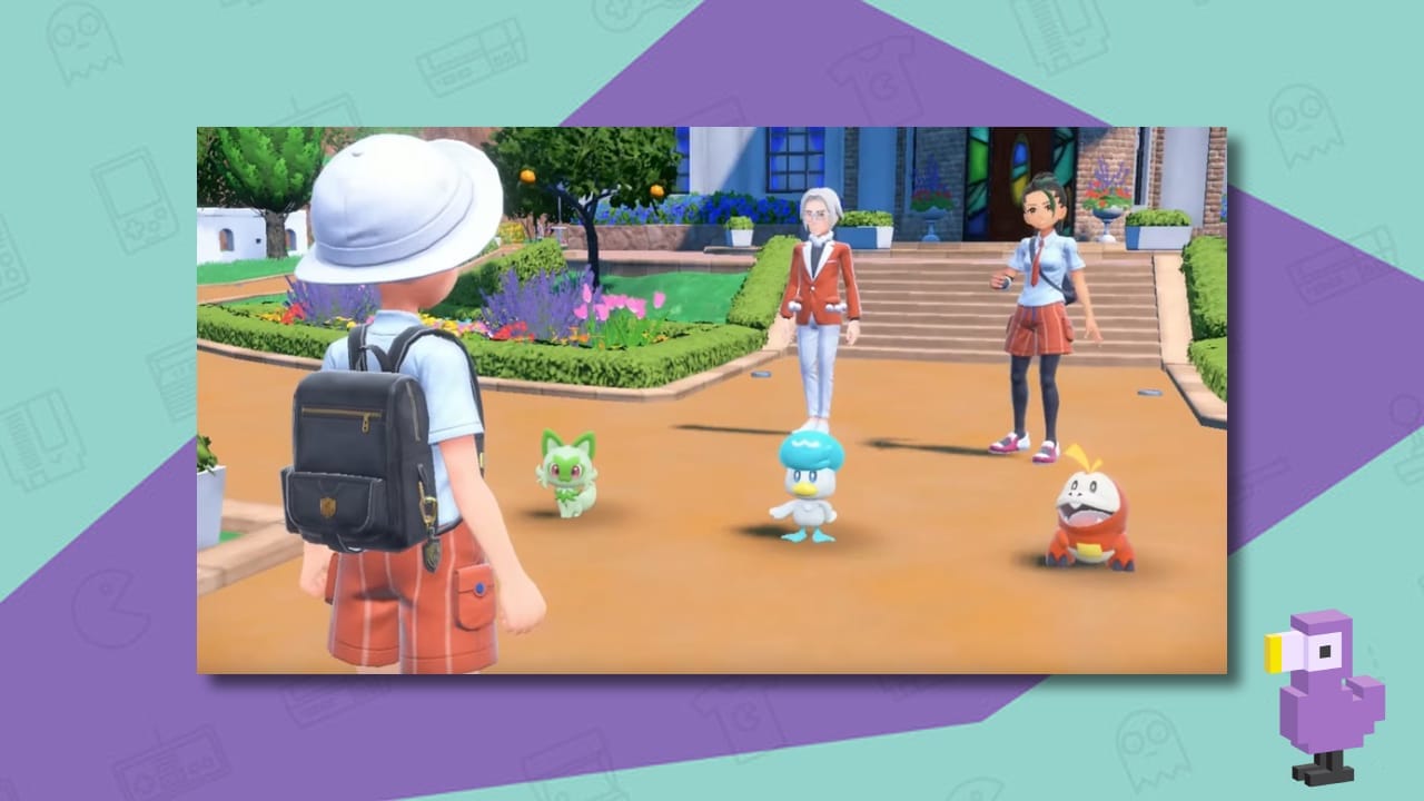 choose starter pokemon scarlet violet