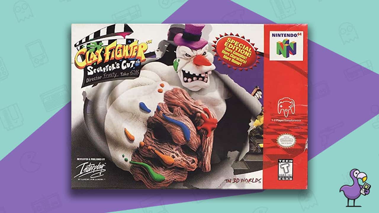 Clay Fighter: Sculptor's Cut game case
