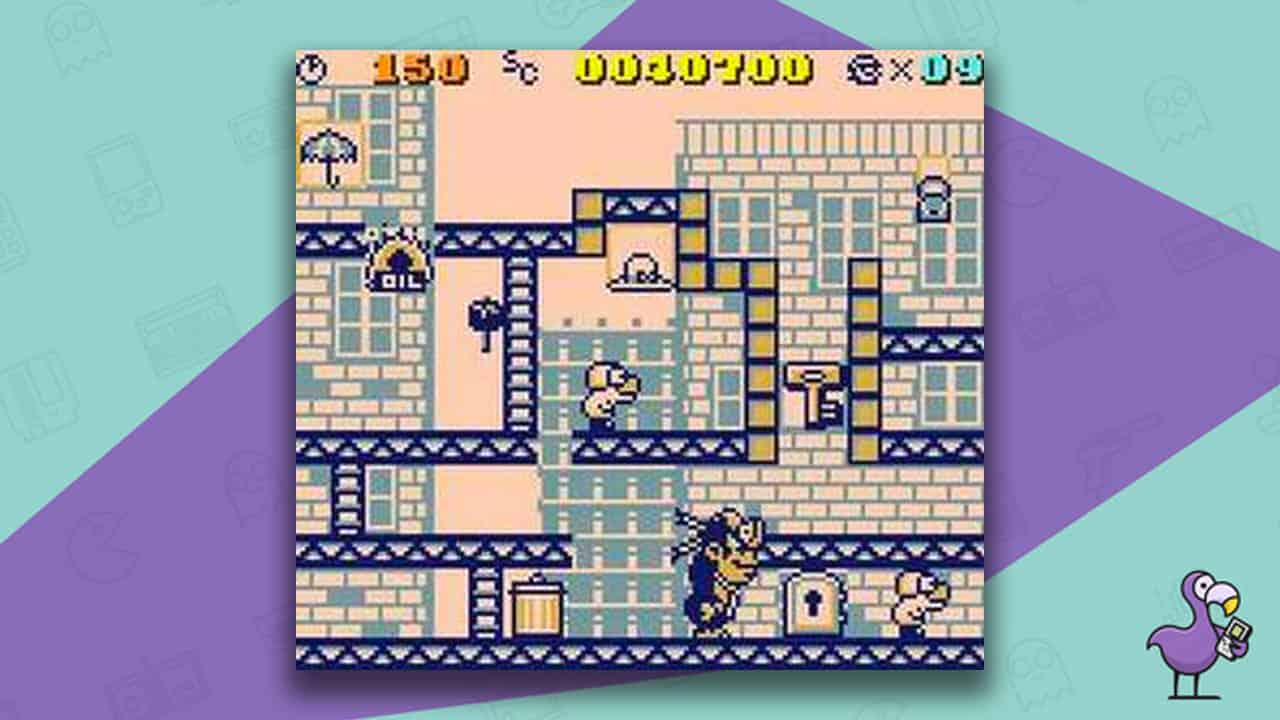 donkey kong game boy gameplay