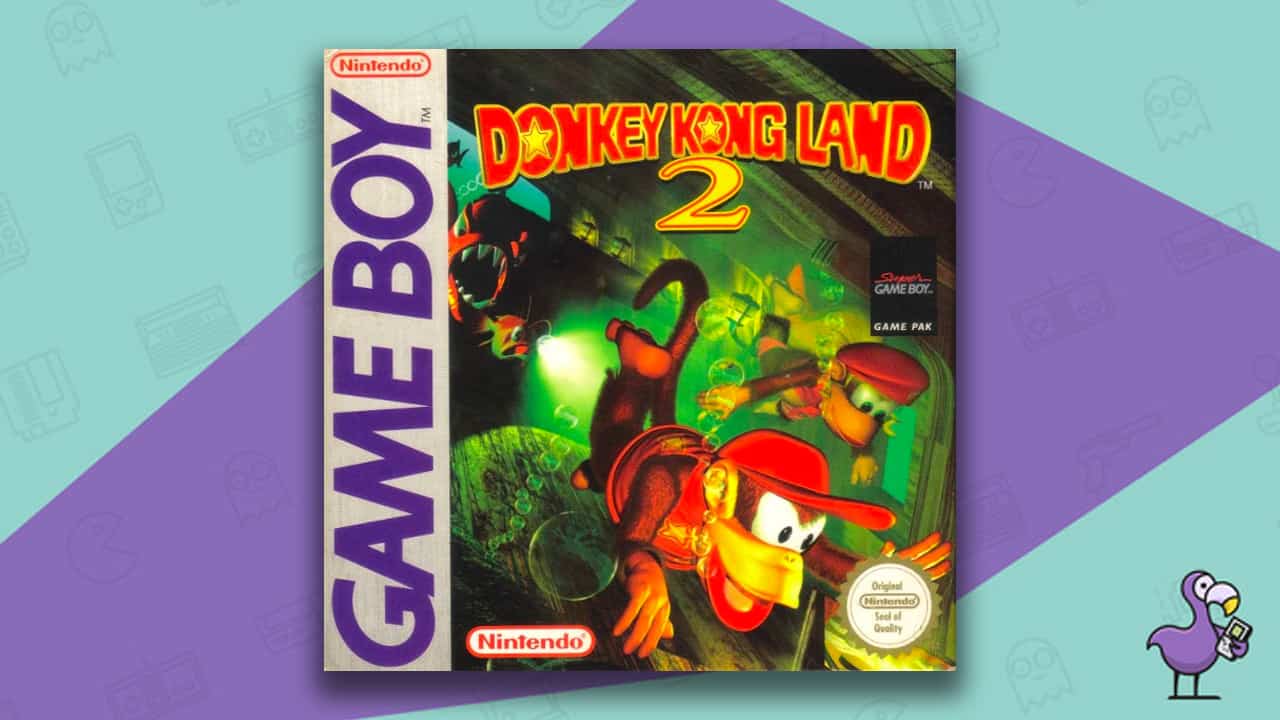 Donkey Kong Land 2 game box