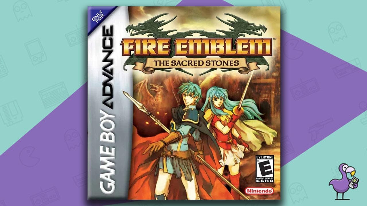 Fire Emblem: The Sacred Stones game case cover art