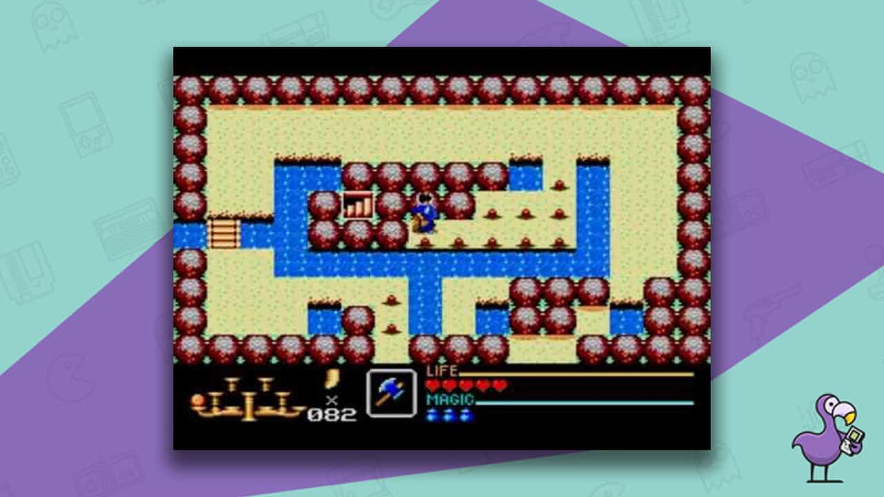 Golden Axe Warrior gameplay