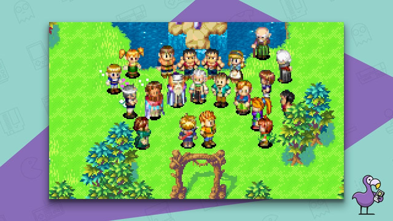 golden sun game boy advance gameplay
