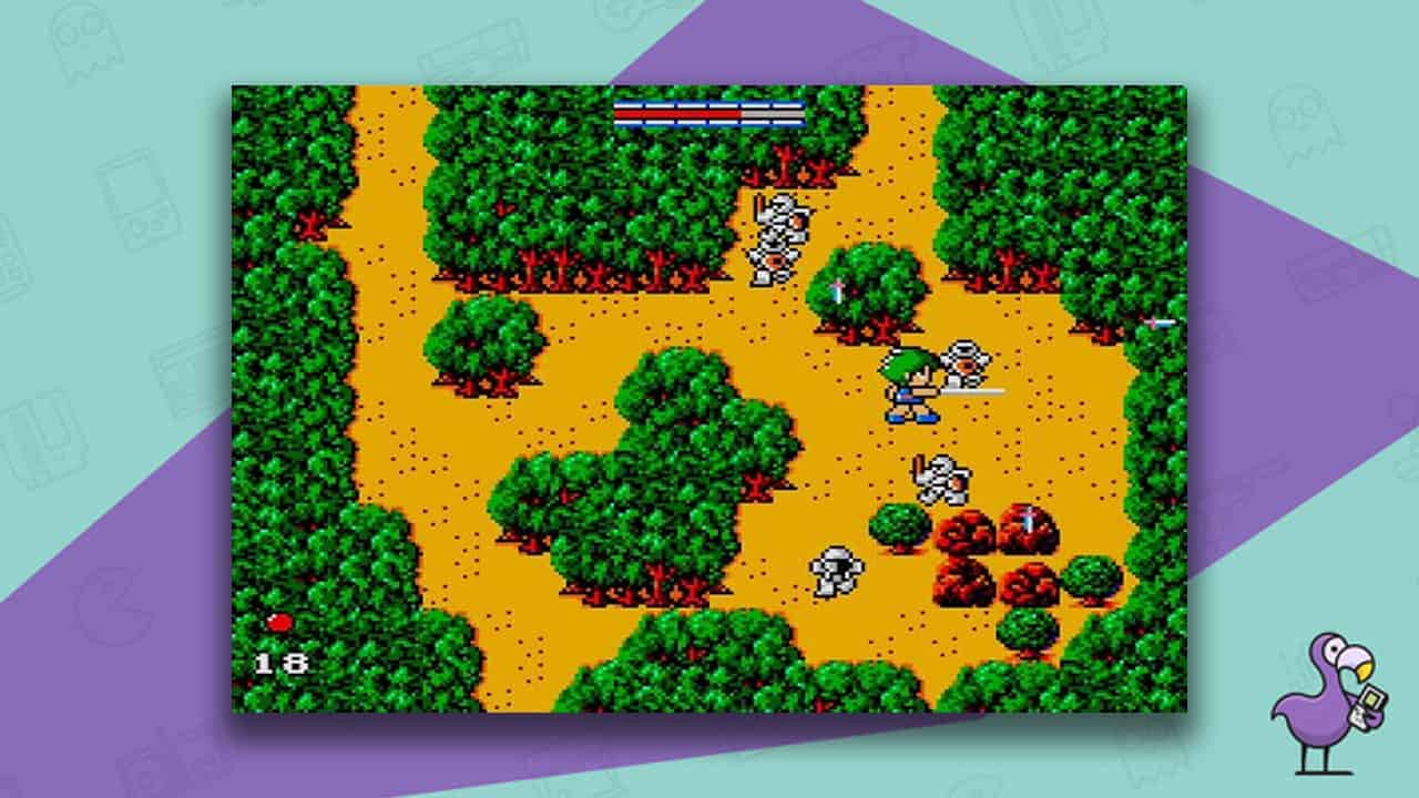 Golvellius: Valley of Doom gameplay