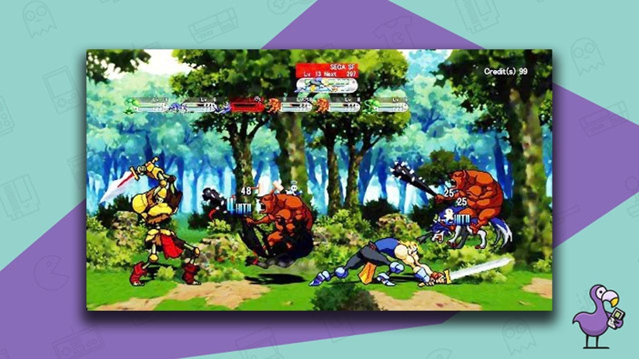 Guardian Heroes gameplay