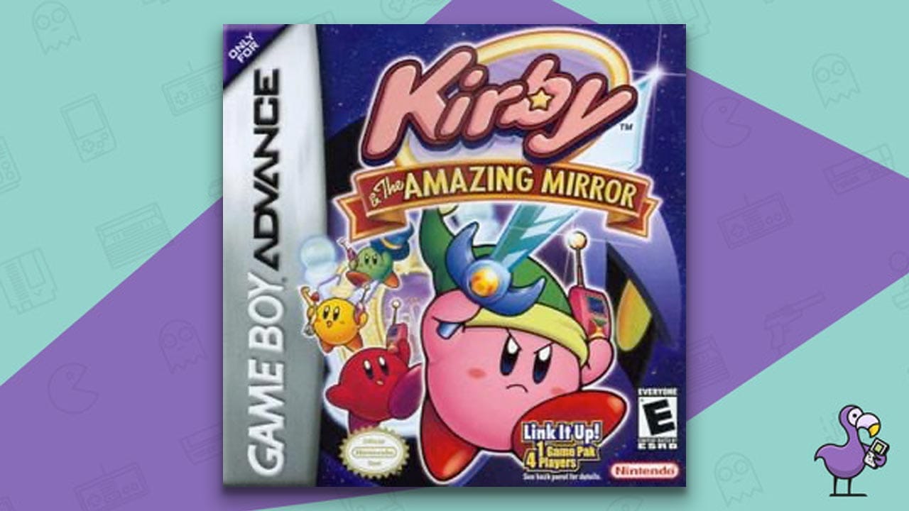 Kirby & The Amazing Mirror game case cover art