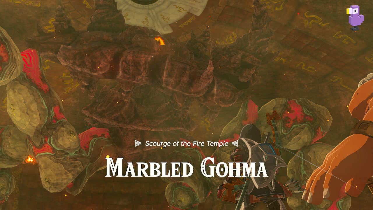 How To Beat Marbled Gohma In Zelda Tears Of The Kingdom Marbled Gohma