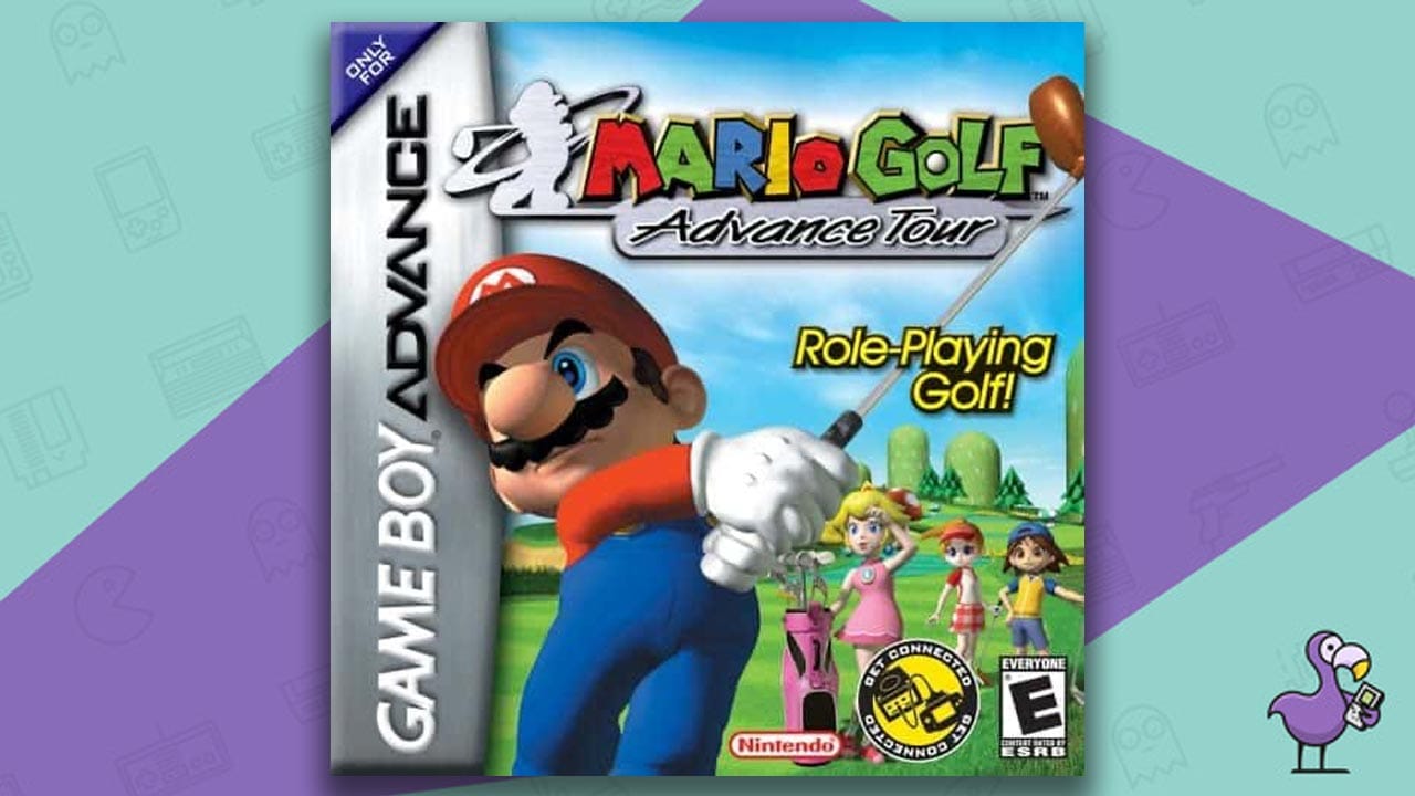 Mario Gold Advance Tour game case cover art