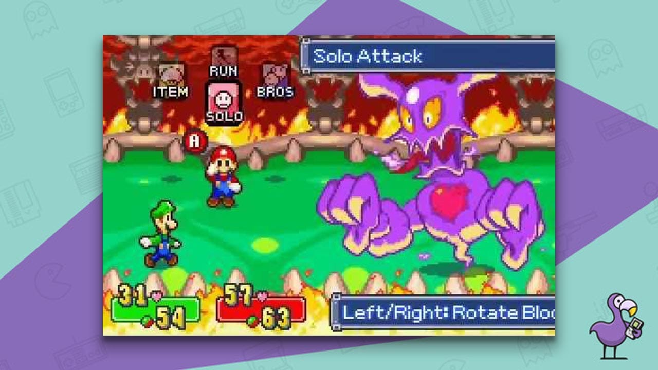 Mario & Luigi Superstar Saga gameplay