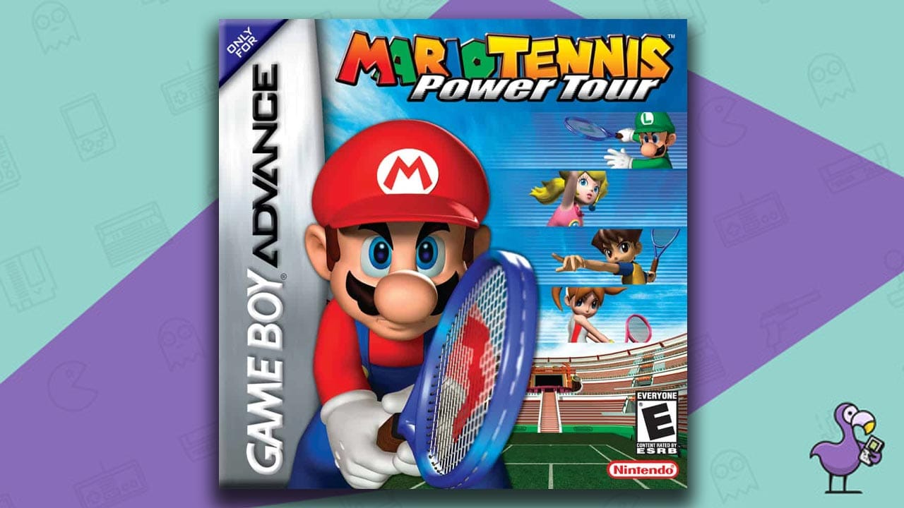 Mario Tennis: Power Tour game case