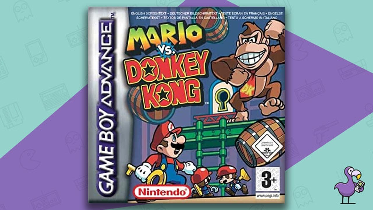 Mario vs Donkey Kong game case cover art