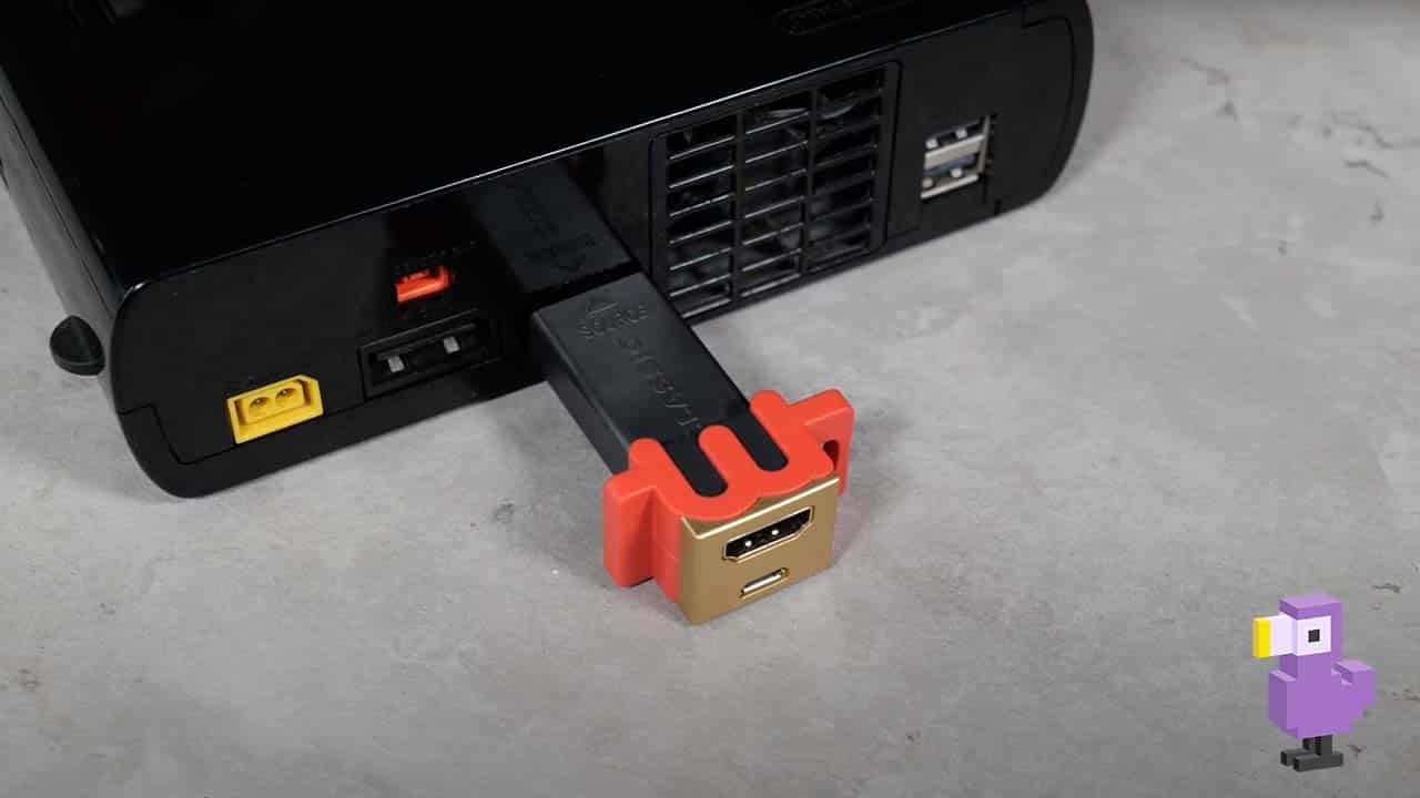 mClassic in the back of a black Wii U