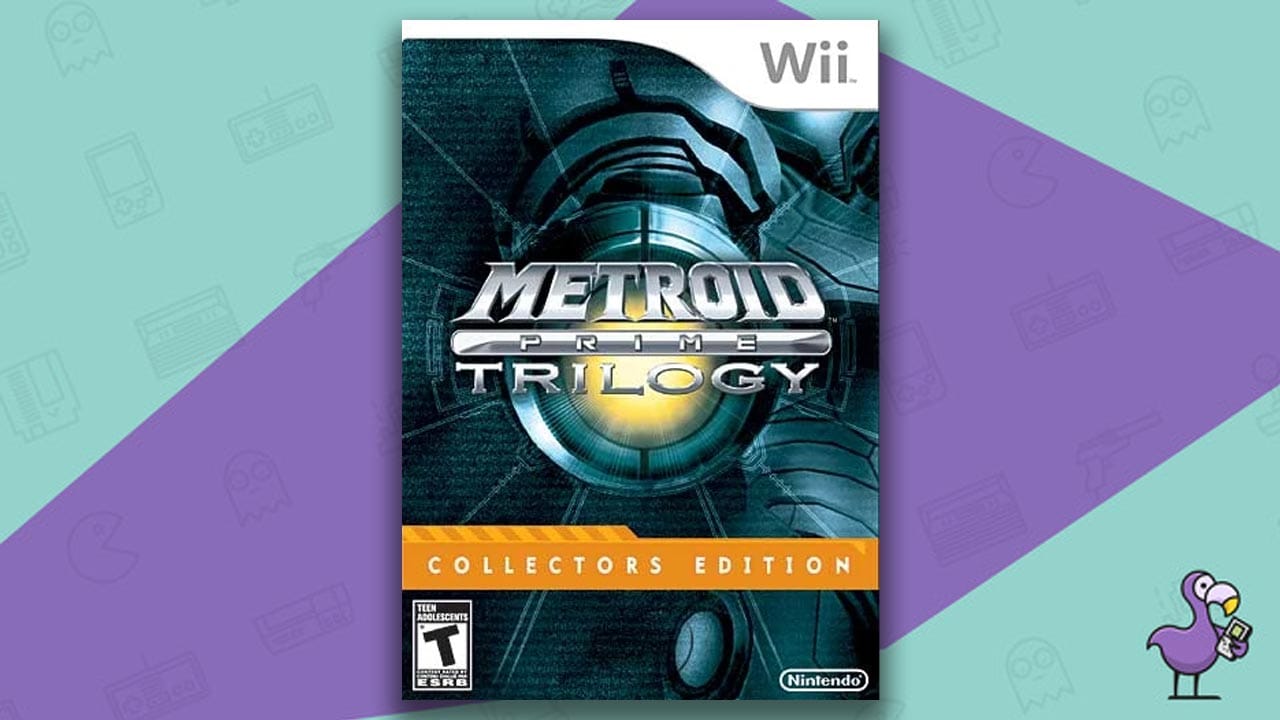 Metroid Prime Trilogy Wii game case cover art