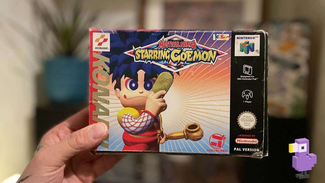 Mystical Ninja Starring Goemon Nintendo 64 game box