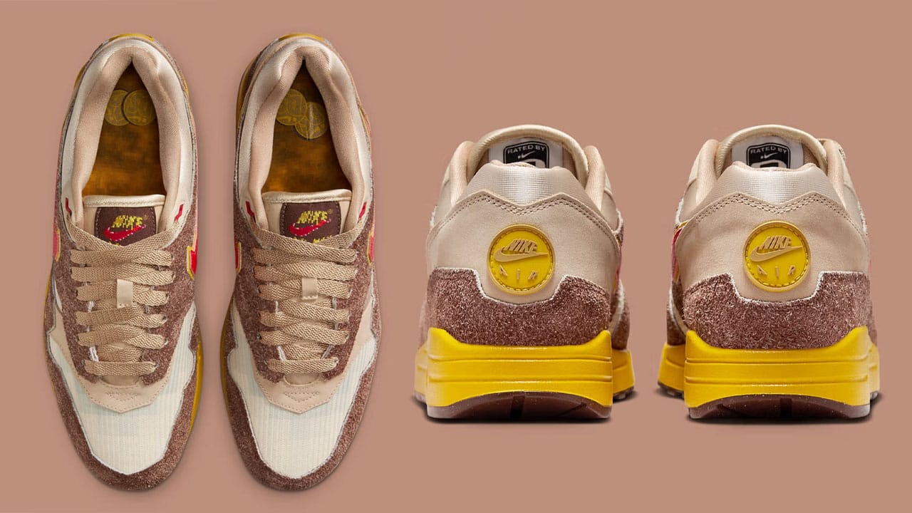 A view of the top and the back of Nike's new DK inspired shoes