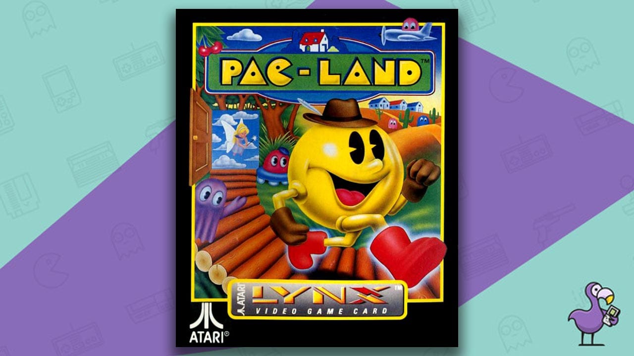 Atari Lynx Pac-Land game case cover art