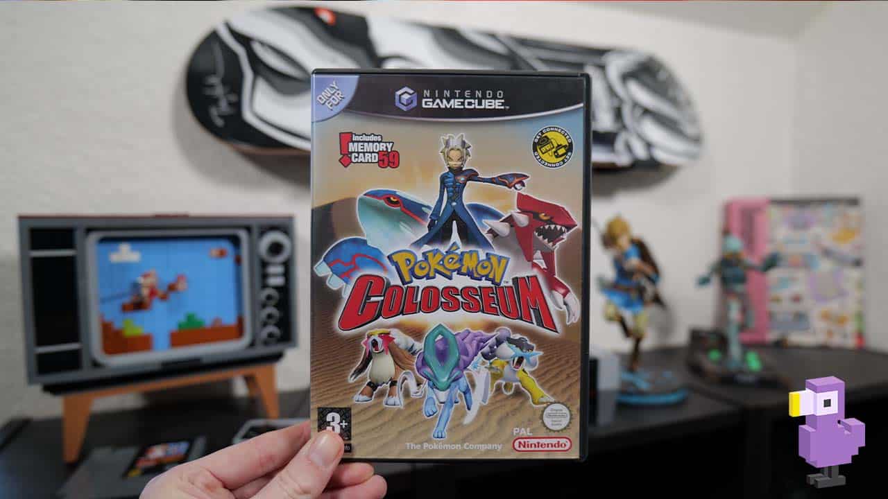 Pokemon Colosseum Game Case Cover Art GameCube Game