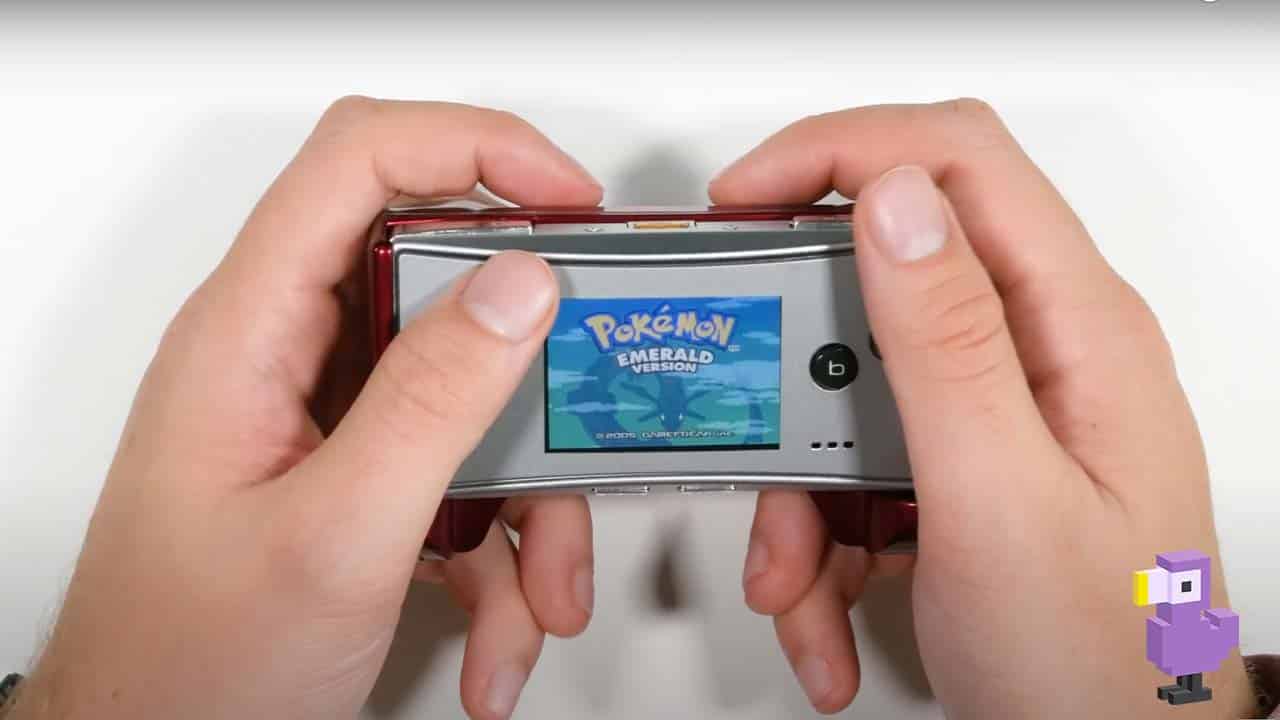 Pokemon Emerald on GBA