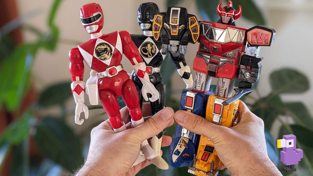Power Rangers Toys - Red Ranger, Black Ranger, MegaZord