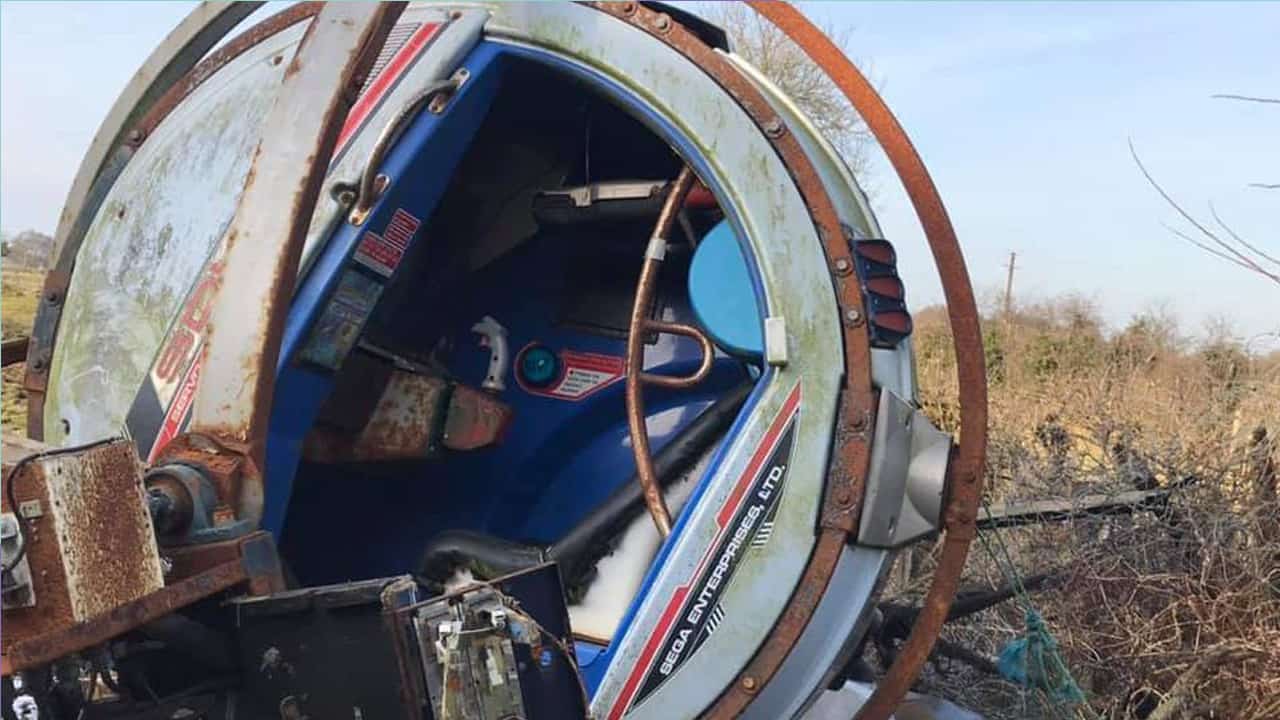 Rare Sega Arcade Cabinet Found Discarded In U.K Field
