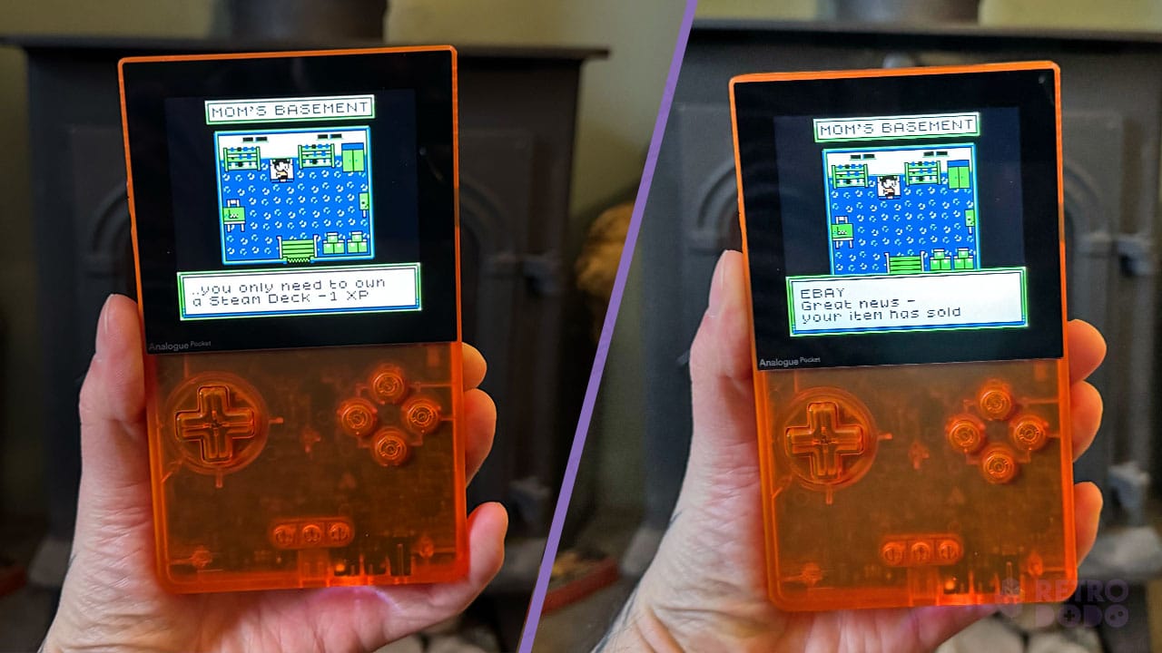 Gameplay of Retro Handheld Simulator on Seb's analogue pocket