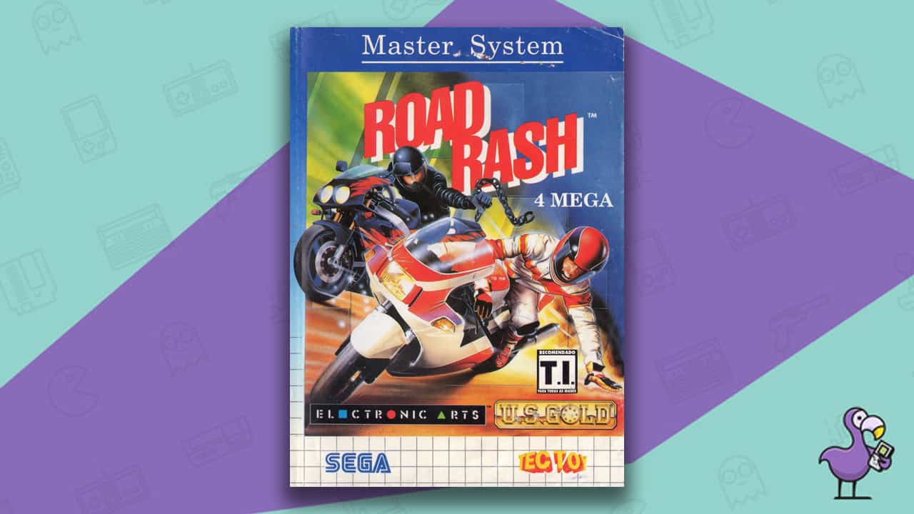 Road Rash game case