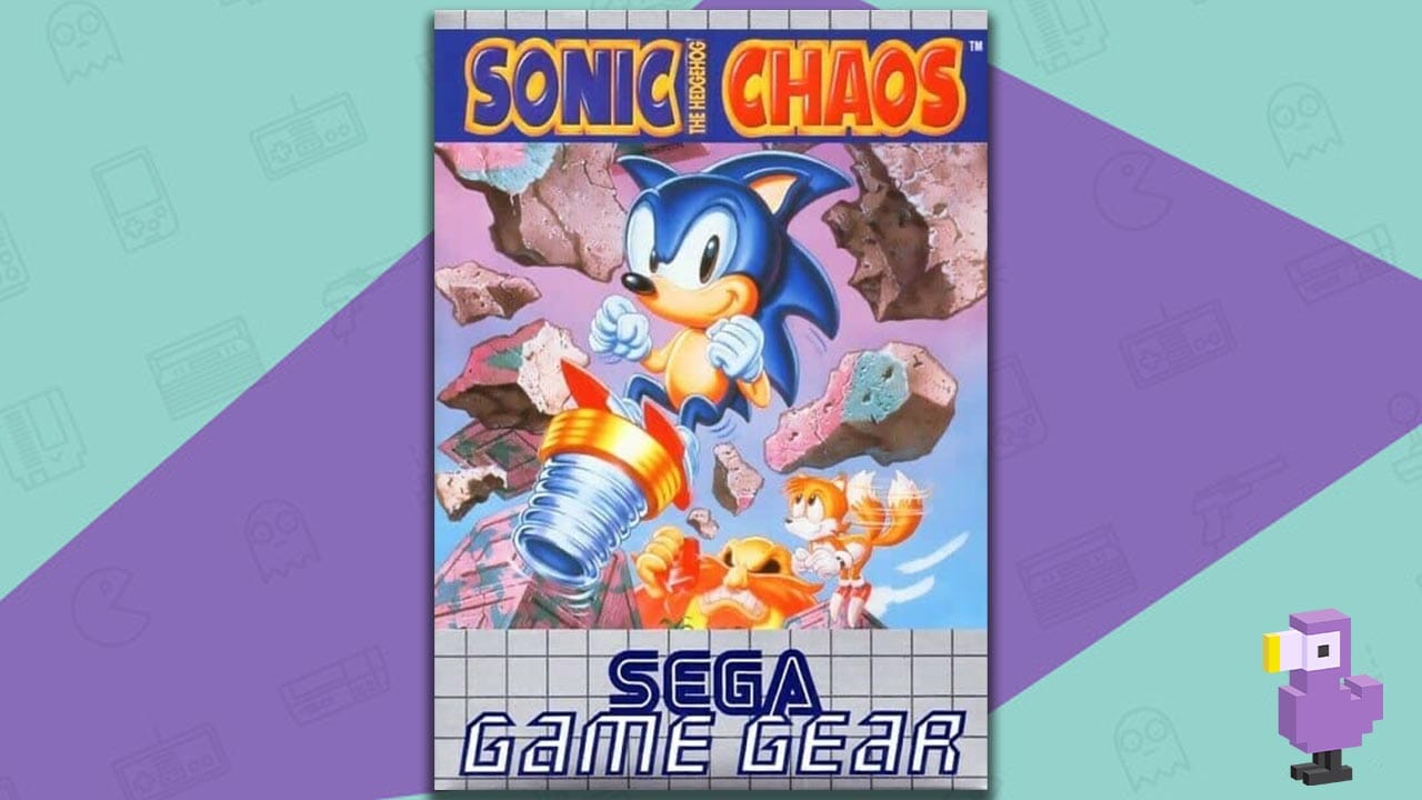 Sonic Chaos game case