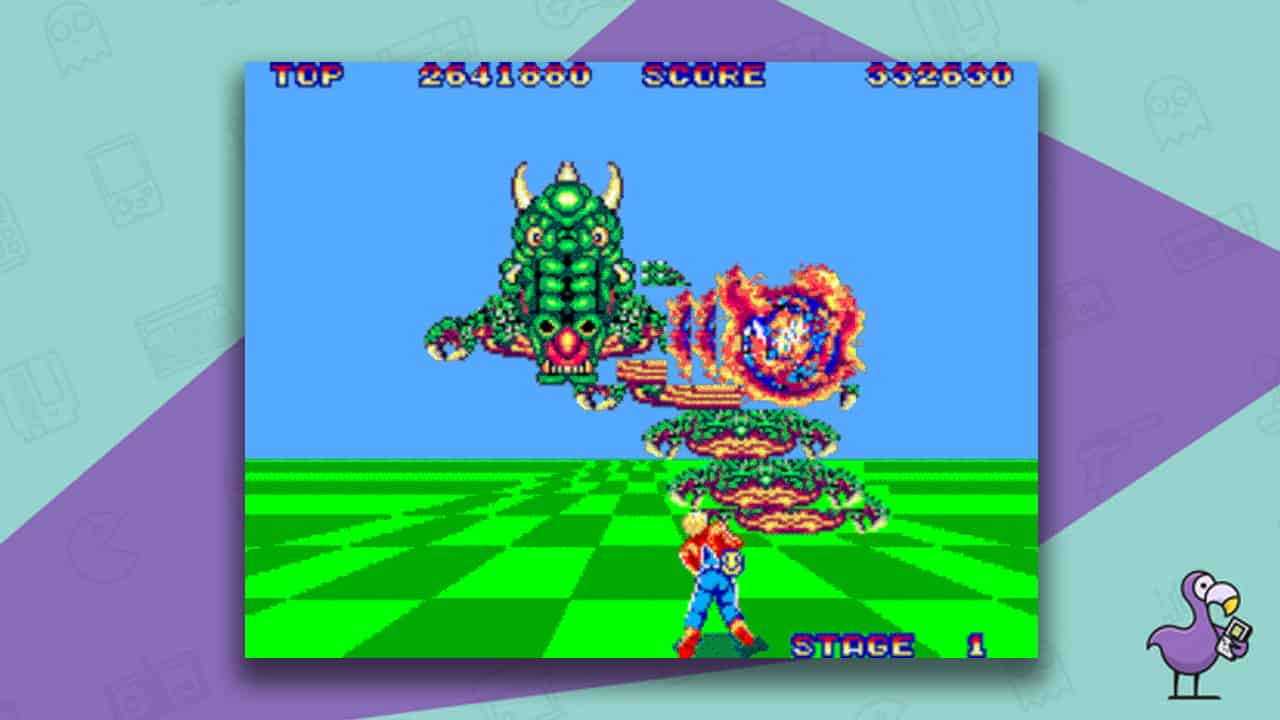 Space Harrier 3D gameplay