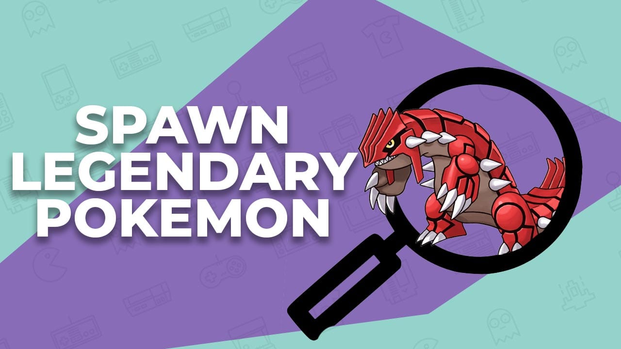 A pokémon in a magnifying glass