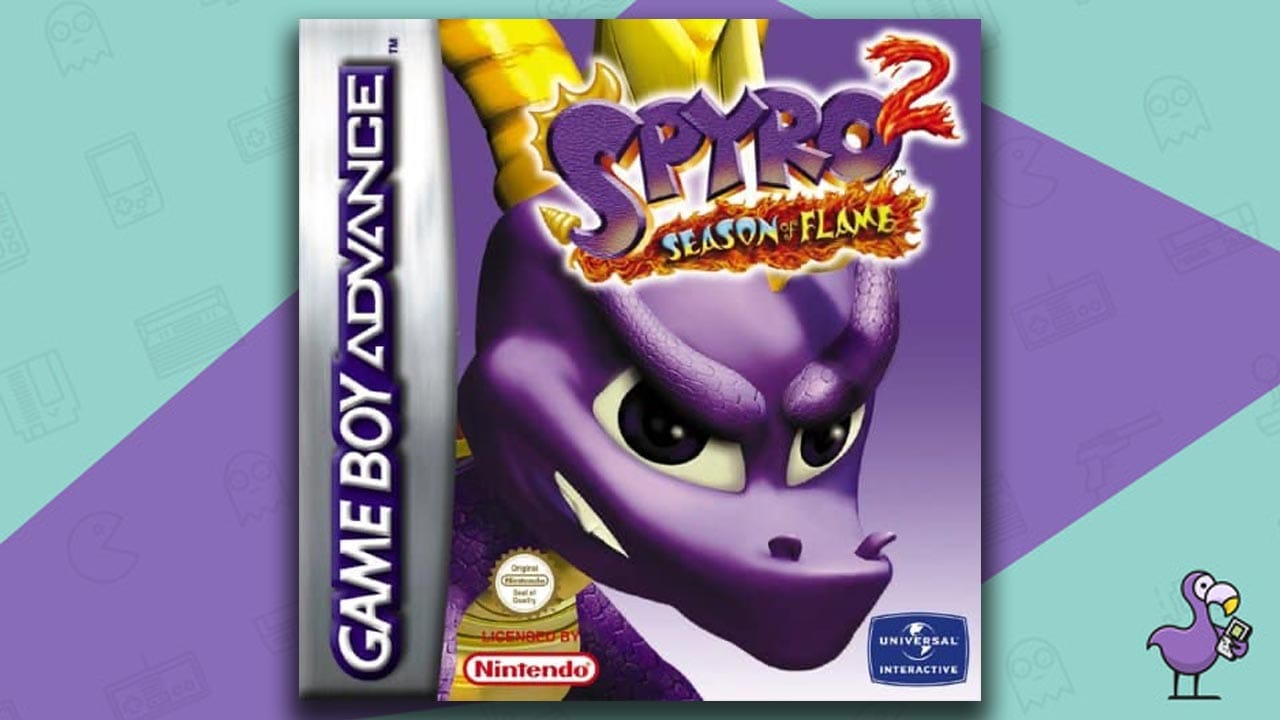Spyro 2 Season of Flame game case cover art