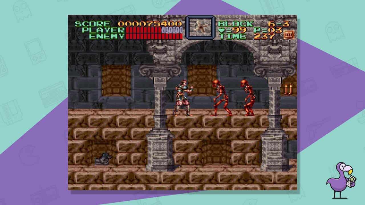 Castlevania Super Castlevania IV gameplay
