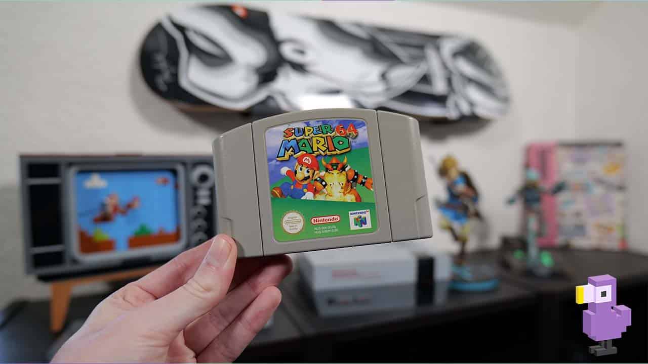 Super Mario 64 game cart