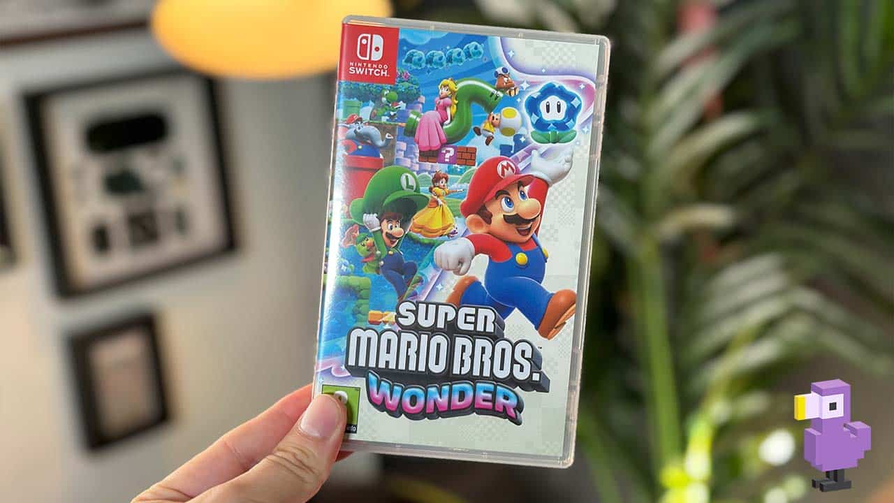 super mario bros wonder game case-