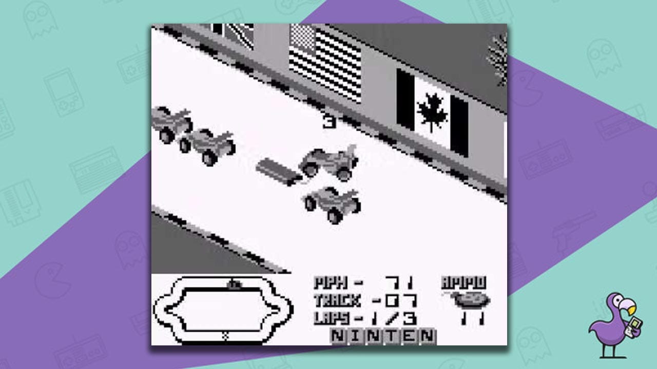 super rc pro am game boy gameplay