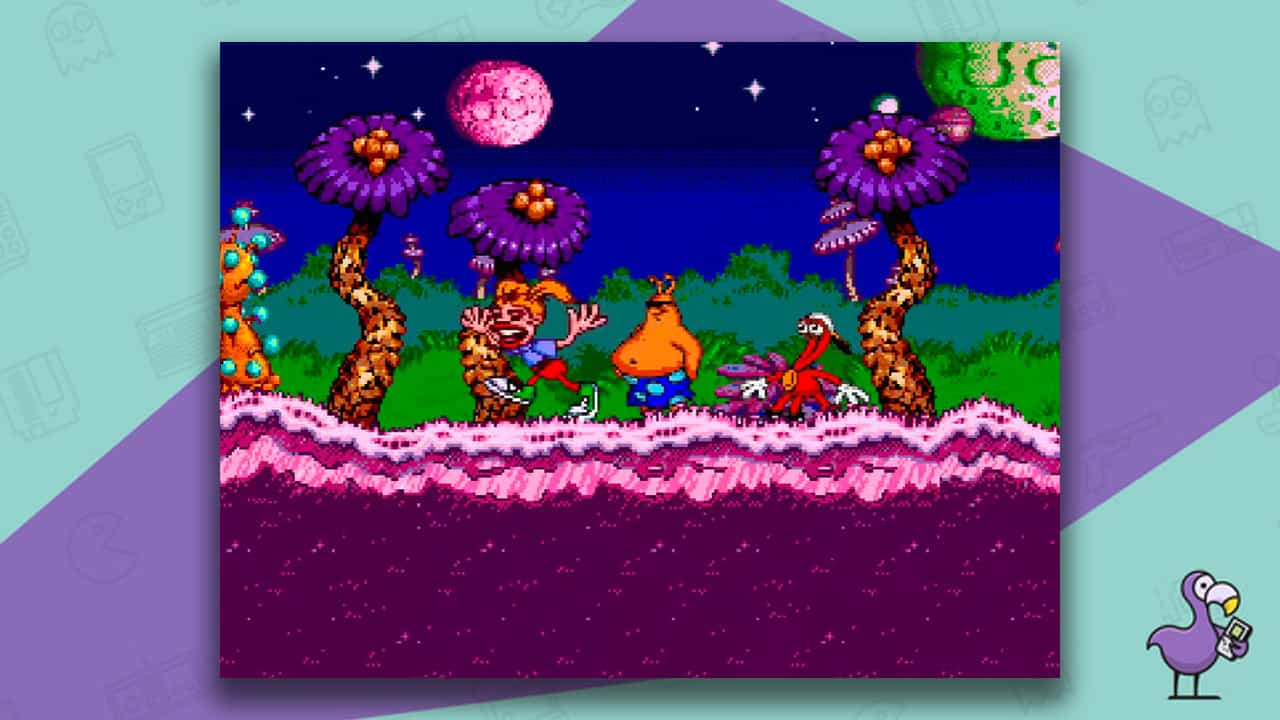 toejam and earl funkertown sega mega drive gameplay