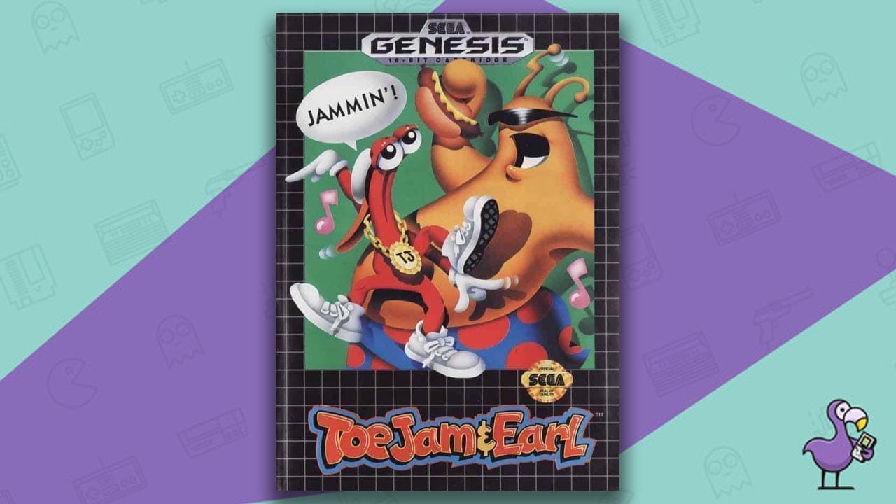 ToeJam & Earl game case Sega Genesis