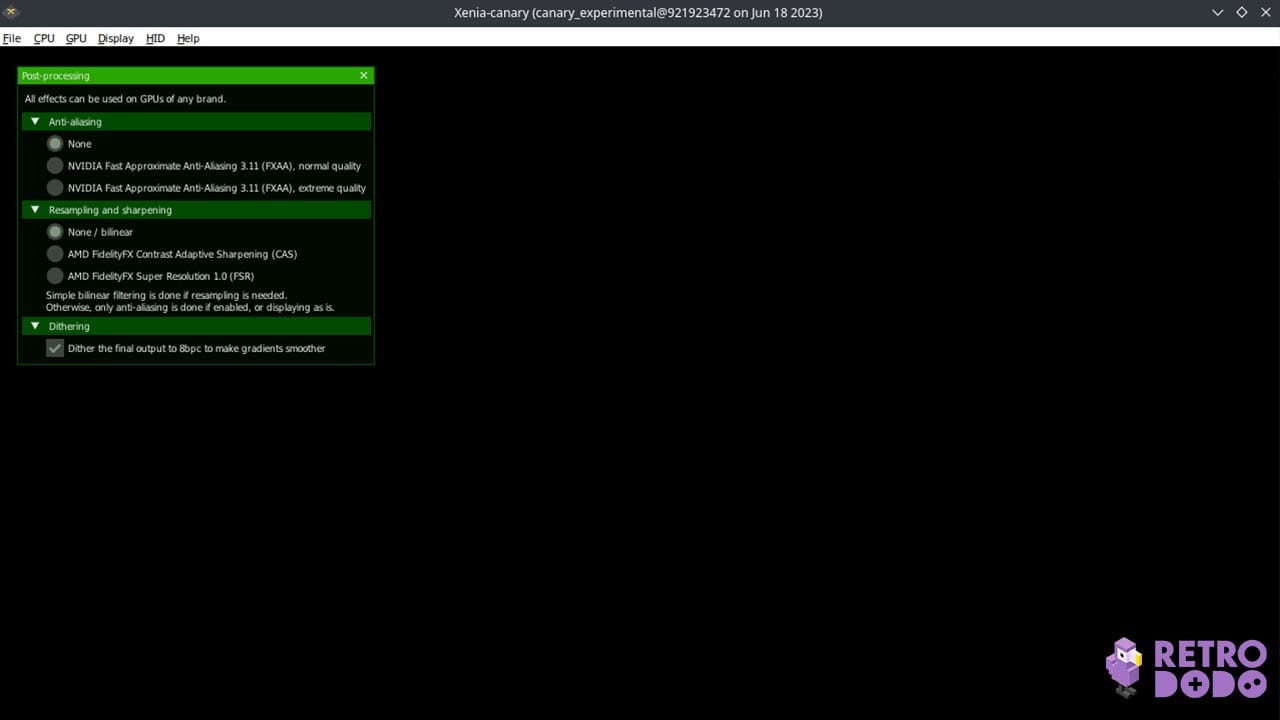 how to play Xbox 360 games on Steam Deck - Xenia settings