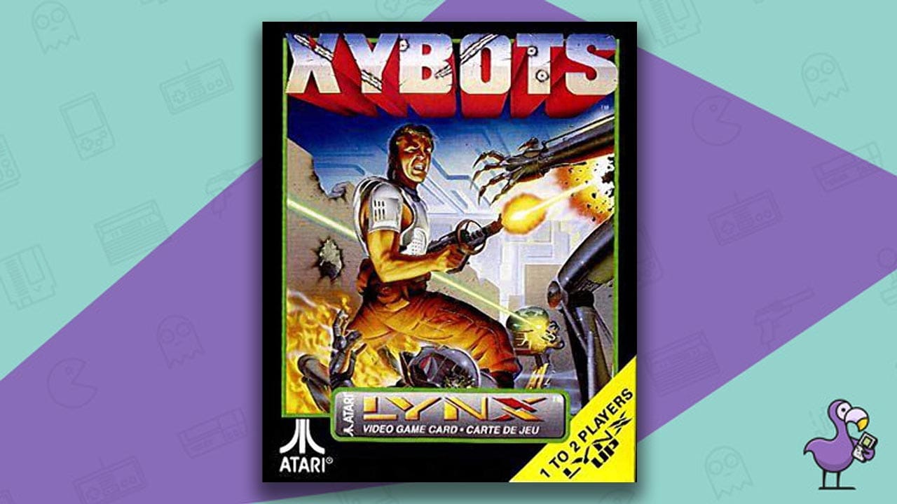 Atari Lynx Xybots game case cover art