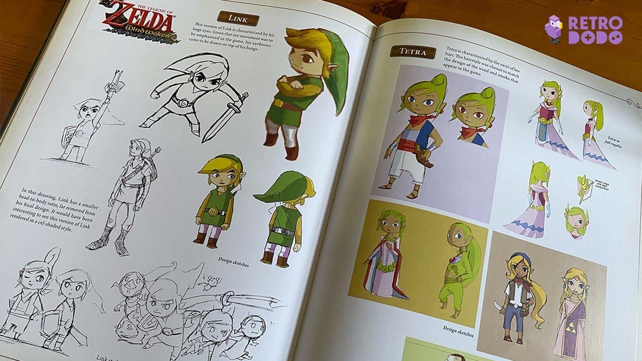 Concept art for Link in Hyrule Historia