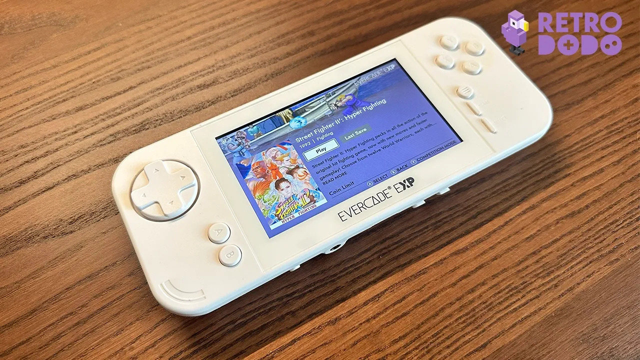 evercade exp menu