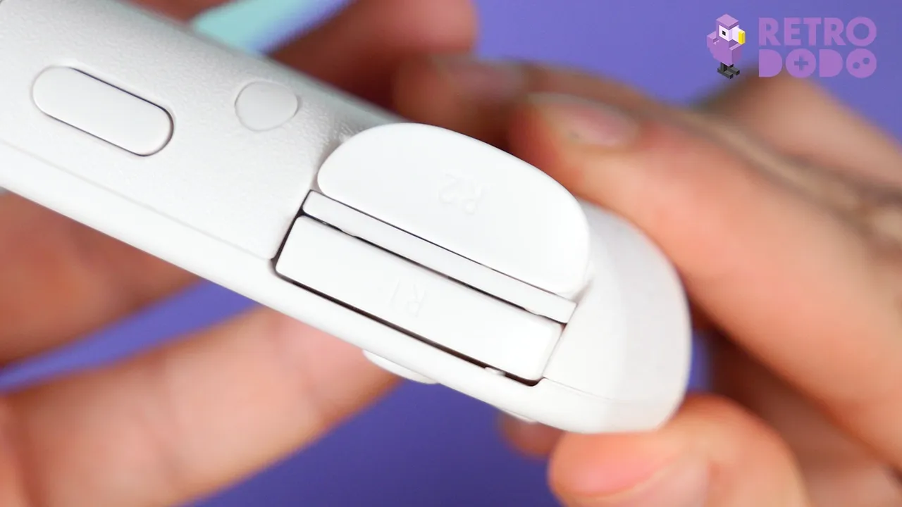 evercade exp shoulder buttons