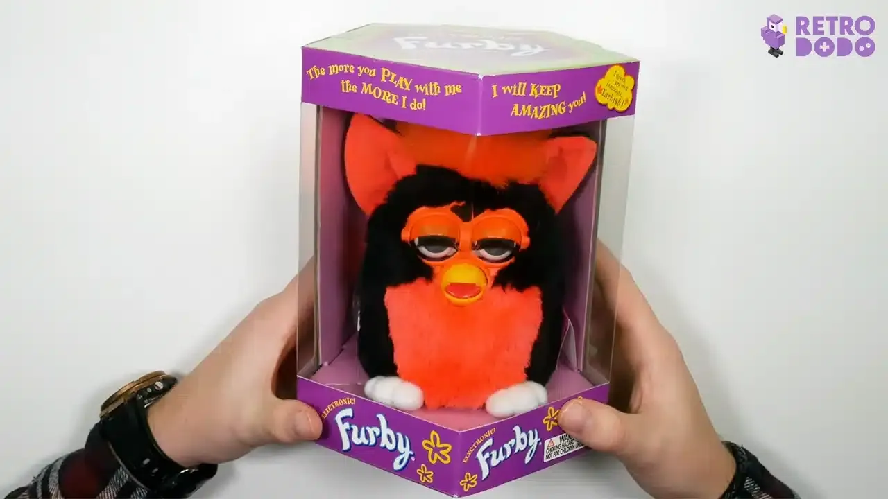 Boxed Furby (orange and black)